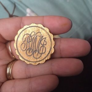 Gold tone stamped 10k scrap gold